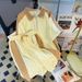 Men's Clothing Waffle sports suit summer men's clothing color matching lapel short sleeved T shirt set with handsome casual shorts_ipsvogv.com