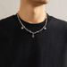 Personalized Hip Hop Thorn Pentagram Necklace Versatile Men's Clavicle Chain_ipsvogv.com