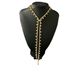Sexy personality long rhinestone tassel necklace simple temperament fashion retro necklace_ipsvogv.com