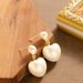 Korean Version Sweet Elegant Fairy Style Love Pendant Pearl For Women, Simple And Cute, High-end Silver Needle Earrings_ipsvogv.com