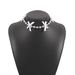 N11915 niche temperament high-end collarbone chain Y2K spicy girl style bow bead necklace_ipsvogv.com
