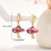 Ms. Feng's Drip Oil Internet Celebrity Mushroom Inlaid Hip Hop Design Earrings, Pendants And Earrings_ipsvogv.com