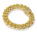 Hip Hop Gold Silver Copper Micro Paved Zircon Cuban Necklace Men's Jewelry_ipsvogv.com