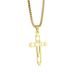 Titanium Steel Necklace With Hollowed Out Cross, Men's And Women's Trendy Hip-hop Personality Pendant, High-end Non_ipsvogv.com