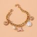 Mermaid Tail Set Beach Shell Pearl Jewelry Bracelet_ipsvogv.com