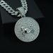 Hot Selling Cancer Disc Pendant Symbolizes A Strong Aquarius Hip-hop Cuban Chain Necklace_ipsvogv.com