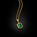 Instagram Emerald Necklace, Colorful Treasure Pendant, Niche High-end Design, Sweater Chain, Neck Chain For Women_ipsvogv.com