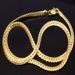 Hot Sales 20-60CM Wholesale Gold Sterg Sier 5MM Full Sideways Chain Necklace For Women Man Fashion Wedding Party Jewelry_ipsvogv.com