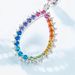 Colorful Nano Colored Zirconium Earrings For Women S925 Silver Full Of Colored Gemstones Long Earrings Fashion Light Luxury_ipsvogv.com