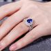 Ladies' Fashion Wedding New Luxury Full Diamond Set Ring Three Heroes_ipsvogv.com