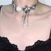 Unisex Butterfly Flower Pearl Tassel Necklace All Match Niche Design Fashion Temperament Clavicle Chain Sweet And Cool Hot Girl Style Necklace Trend_ipsvogv.com