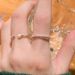 Minimalist Pearl Jewelry With An Open Facing Plain Girls' Ins Style Food Ring, Tail Ring_ipsvogv.com
