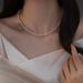 Shi Family Circle 2mm Extremely Fine Baby Millet Pearl Necklace For Women Light Luxury And Unique High End French Collar_ipsvogv.com