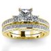 Sanjie Trading's New Crystal Fashion Women's Pair Ring Couple Handmade_ipsvogv.com