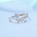 Diamond Round Geometry Couple Female Proposal Pair Male Adjustable Wedding Ring_ipsvogv.com