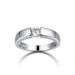 Simple single diamond wedding rings, couple rings, men's rings, rose gold plated rings_ipsvogv.com