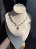 same Ginkgo The Leaf Sparkling Water Droplet Necklace For Women With A Niche Temperament, Zircon ! High-end Feeling Temperament,_ipsvogv.com