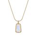 Body 【 Full Titanium Steel 】 Square Shell Snake Bone Furnace Real Gold Necklace For Women Instagram Internet Famous 【 】_ipsvogv.com