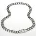 316L Stainless Steel Tone Hip Hop Necklace for Mens Chain Width: 9~16mm_ipsvogv.com