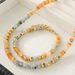 Natural Stone Bead Summer For Women, Light Luxury, Niche, Exquisite And High-end, 2024 New Collarbone Chain Necklace_ipsvogv.com