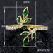 Cao Shisen's Olive Branch Small Fresh Leaf Popular Geometric Ring_ipsvogv.com