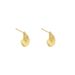 Simple Pleated Women's Earrings Niche Forest Style Japanese And Korean Light Luxury Style Water Drop Shape Design Earrings High End Earrings_ipsvogv.com