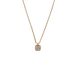Light luxury small square shell necklace female summer design sense versatile simple clavicle chain ins cool wind accessories_ipsvogv.com