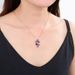 Fashionable Light Luxury Gemstone Necklace Pendant For Women Personality Temperament Design S925 Silver Inlaid Colorful Crystal Pendant_ipsvogv.com