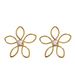 Women’s Jewelry Set Fashion Flower Five Petal Flower Pearl 18k304 Stainless Steel Bracelet Earring Earring_ipsvogv.com