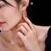 Light luxury diamond ring for women, simple and fashionable ring, niche S925 sterling silver, fashion jewelry, silver jewelry_ipsvogv.com