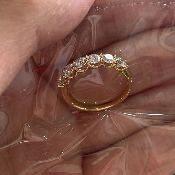 【 1846 Collected 】 "Light And Shadow Mirror" Zircon For Women With High Beauty Design Sense, Runaway Princess Finger_ipsvogv.com