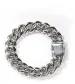 New Style 15MM Baguette Cuban Link Iced Out Braces 14k White Gold Icy Cubic Zirconia Jewelry 7inch 8inch Hiphop_ipsvogv.com