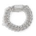 Unisex Hip Hop Bracelet 15mm Mixed Inlaid T Square Zircon Cuban Chain Trendy Fashion Men's Niche Bracelet_ipsvogv.com