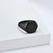 INS cold neutral style hexagonal seal titanium steel ring ring for men and women simple glossy high grade geometric design_ipsvogv.com