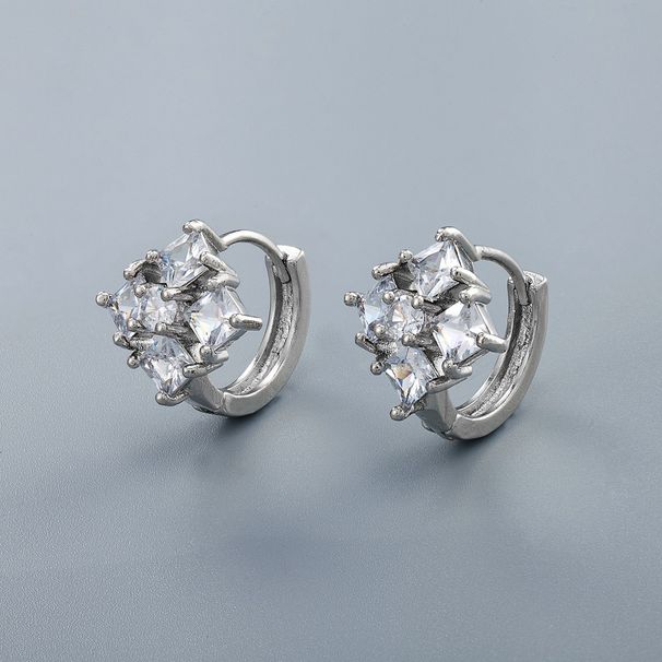 Unisex Popular Geometric Earrings For Women With Diamonds Personalized Ear Buckles Ins Style Earrings Wholesale Earrings Trendy Style_ipsvogv.com