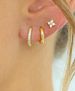 Real Gold Brass Electroplating, Hot Selling Across, Cute Luxury Earrings With Zircon Stars And Butterflies, Three Piece Set_ipsvogv.com