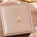 New Geometric Square Double Ring Interlocking Necklace With High-end Niche Design, Women's Neck Chain, Internet Famous_ipsvogv.com