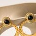 Ins Internet Celebrity Exaggerates Titanium Steel Earrings, Natural Stone Large Circle Moon Wheel Earrings And Earrings_ipsvogv.com