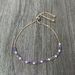 Women's Jewelry Light Luxury Purple Crystal Bracelet Imitating Moissanite Small Temperament Champagne Gold Long Lasting Non Fading Hand Jewelry_ipsvogv.com