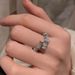 by Step High Bamboo Knot Ring, Women's Fashion Style, Niche Design, High-end Feel, Zircon Open Index Finger Ring,_ipsvogv.com