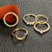 New Popular Sweet And Cute Moon Diamond Ring Set_ipsvogv.com