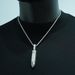 Fashion Jewelry Personalized Chain Diamond Bullet Case Pendant Necklace Cross-border Hip-hop Street Dance Twist Chain Necklace_ipsvogv.com