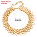 Punk Exaggerated Thick Chain Necklace, Stylish Simple Clothing Accessories Metal Bracelet Spice Girl_ipsvogv.com
