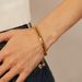 Women's Jewelry Fashion Simple Bracelet Female Stainless Steel High Grade Plain Chain All Match Gold Plated Titanium Steel Jewelry_ipsvogv.com