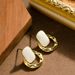 Temperament, Personality, Coldness, Wind, Irregular Geometry, Earrings, Women's High End, Elegant, Versatile, Silver_ipsvogv.com