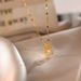 Clavicle chain perfume bottle gold Korean version of the new trendy personality ins simple net red temperament pendant necklace female necklace_ipsvogv.com
