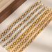 Ins Style Strap Design Titanium Men's Trendy Fashion Watch Chain Stainless Steel Bracelet Wristband_ipsvogv.com