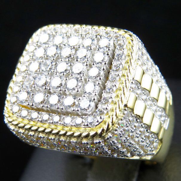 Wind Men's Hip-hop Domineering Personality Full Diamond Ring Man_ipsvogv.com