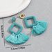 Hip Hop Fashion Commuting Style Personalized for Women's Versatile Bead Earrings, Small and High end Tassel Earrings_ipsvogv.com