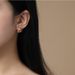 Brass Real Gold Electroplating Hot Selling Cute Rabbit Inlaid Zircon Niche Light Luxury Super Flash Female Earrings_ipsvogv.com
